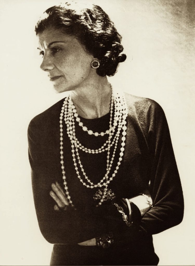 Chanel Style Long Two Layer Pearl Necklace