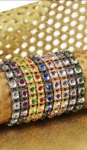 Larkspur & Hawk Bella Jeu de Paume bracelets 