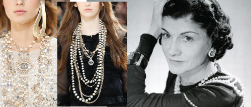 coco chanel pearl necklace