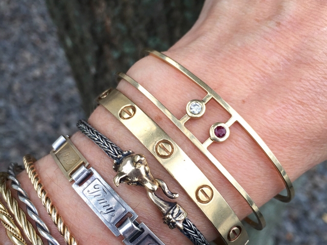 How To Stack with The Cartier Love Bracelet