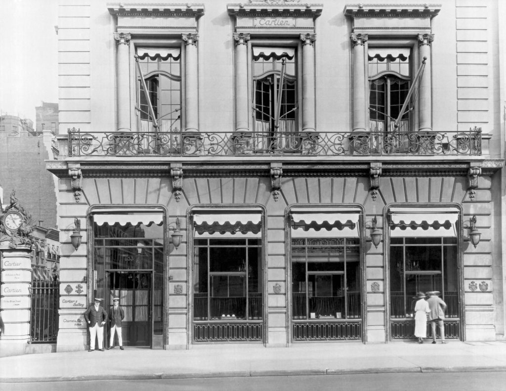 facade-cartier-new-york-1920. Photo: Cartier Archives, New York © Cartier