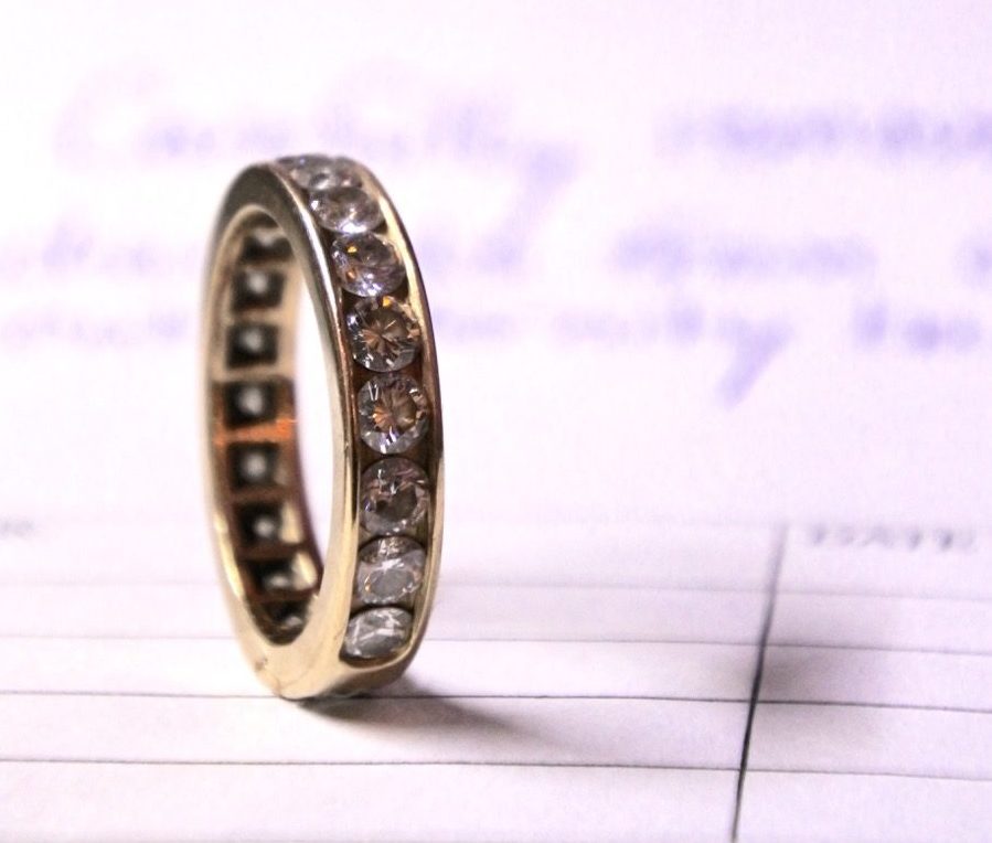 Clietn's ring prior to remake