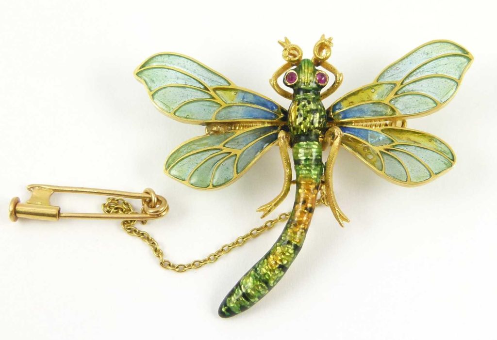 S. J. Phillips Dragonfly Brooch/Pendant, circa 1880