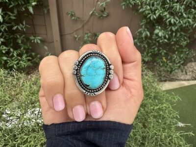 The turquoise ring Tiffany's Grandmother passed down to her